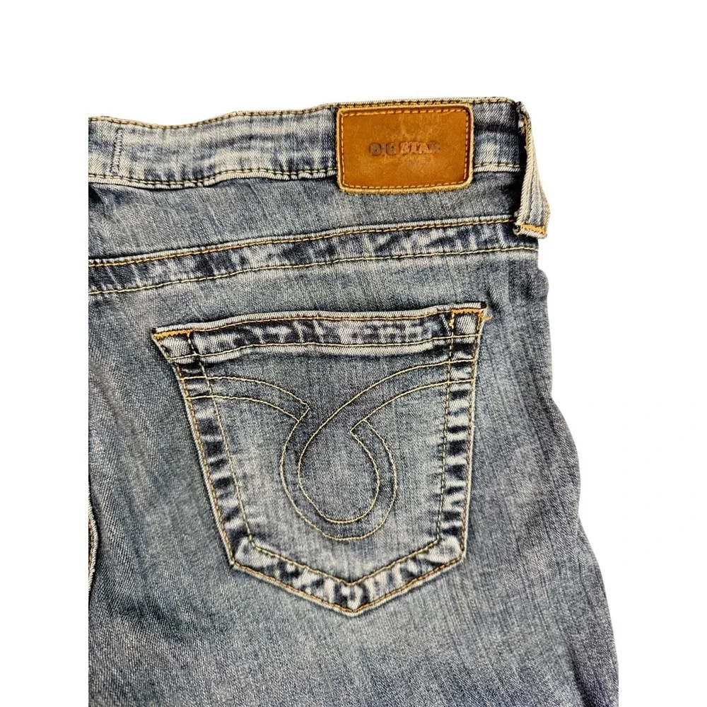 Big Star Alex Skinny Jeans Women's 33‎ Blue (fits 32x30) Stretch Mid-Rise